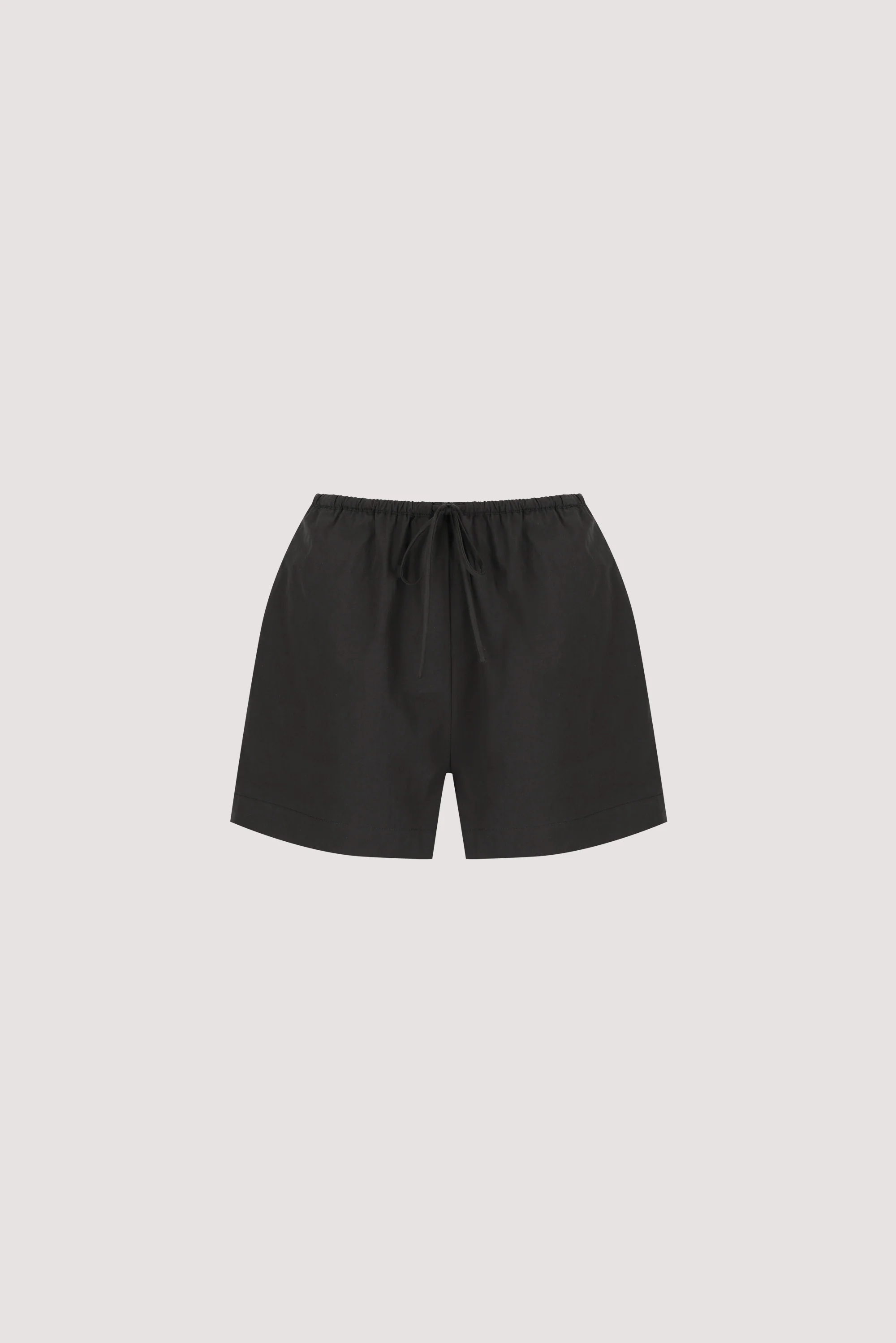 SOMMER BLACK POPLIN SHORT - Image 6