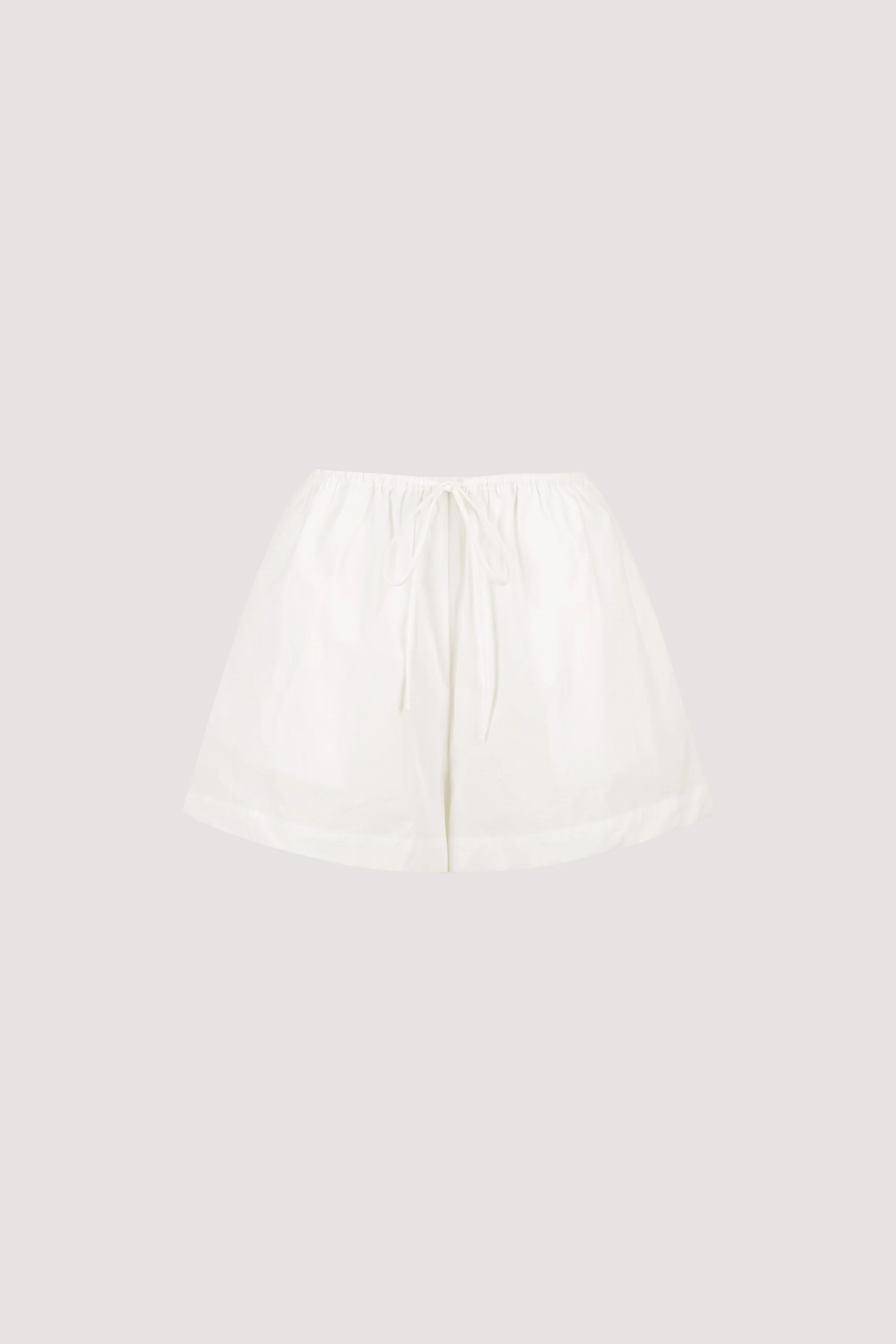 SOMMER WHITE POPLIN SHORT - Image 8