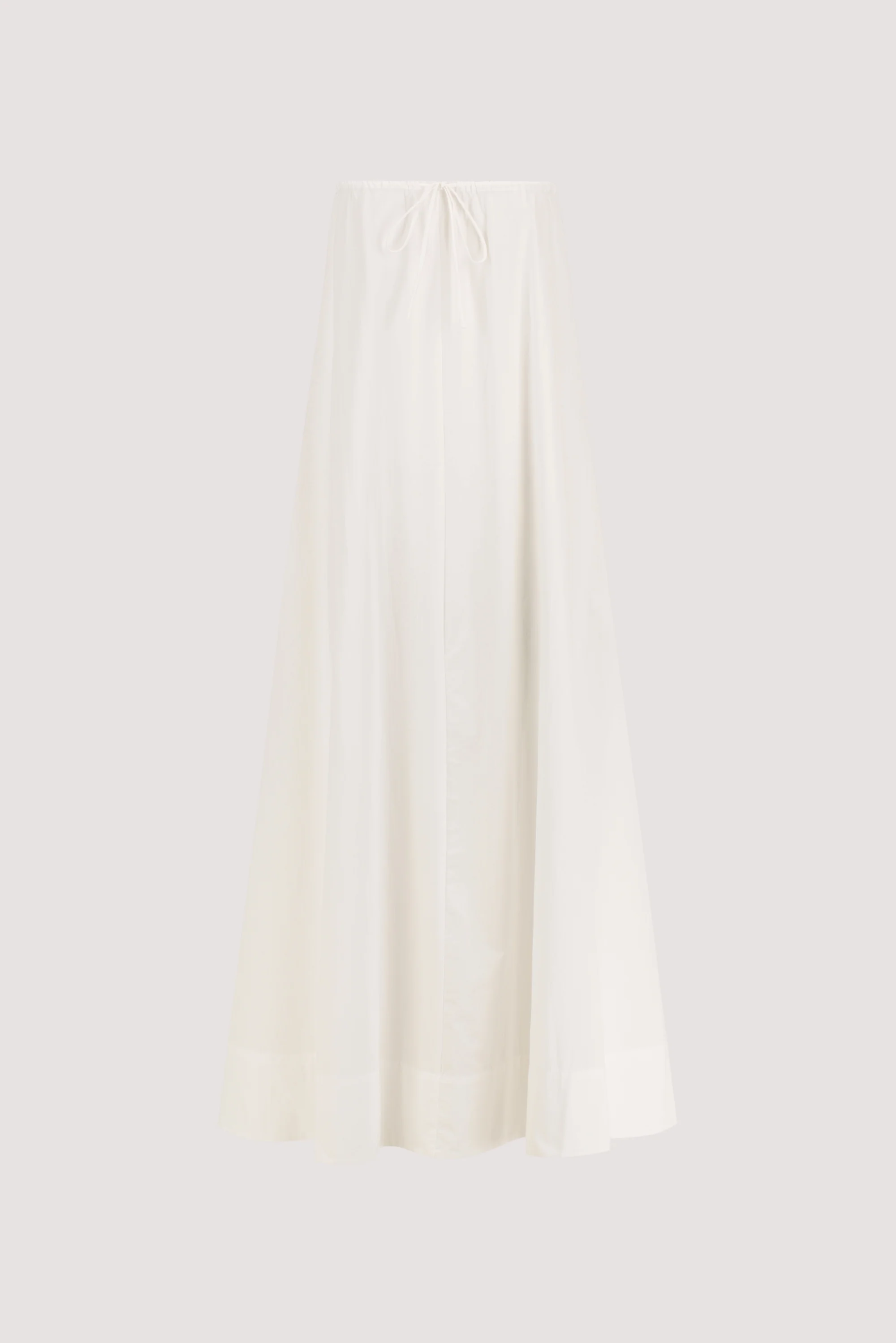 SOMMER WHITE STRAPLESS POPLIN MIDI DRESS - Image 7