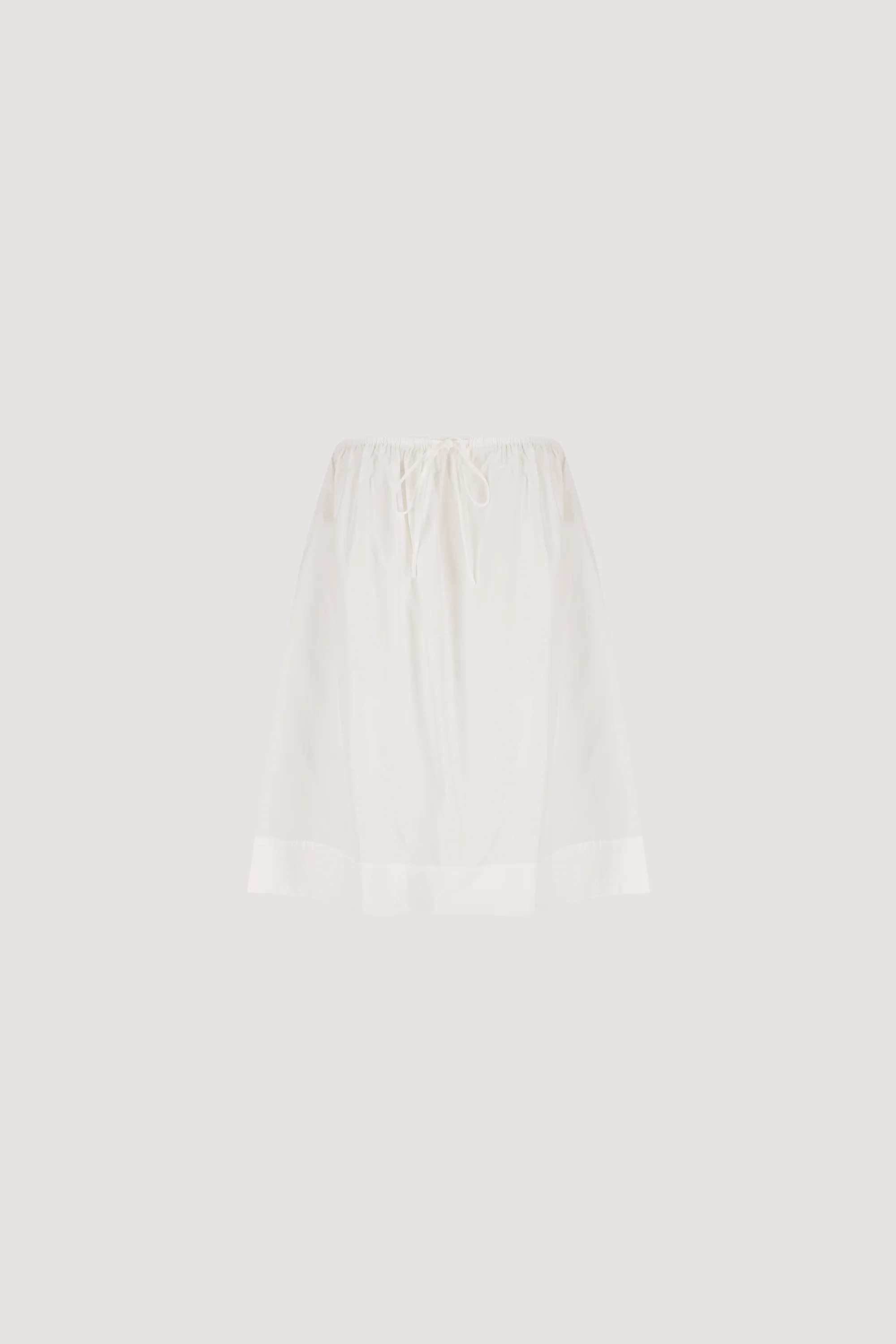 SOMMER WHITE STRAPLESS POPLIN TOP - Image 7