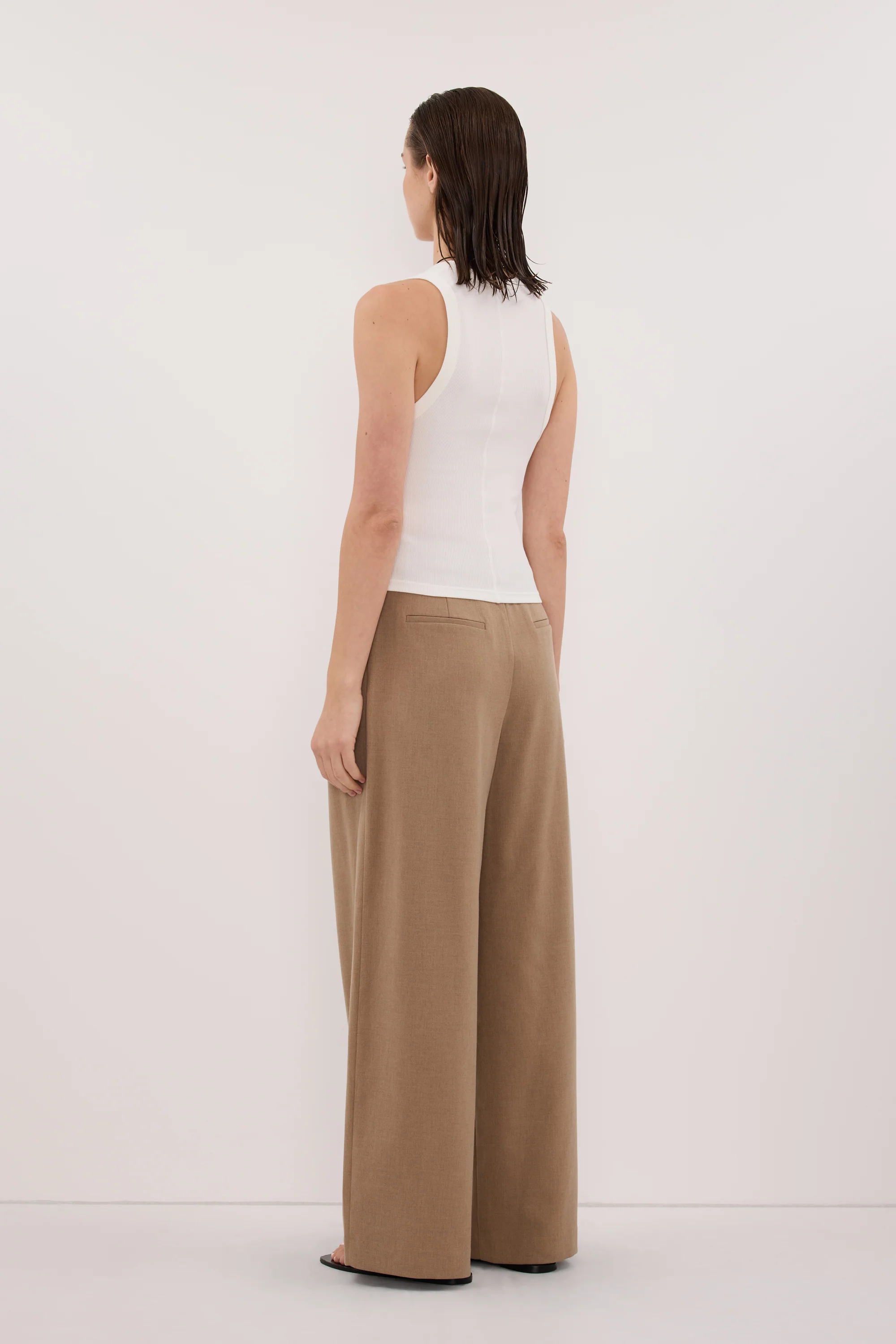 SORAYA TAN MARLE RELAXED TAILORED PANT - Image 4