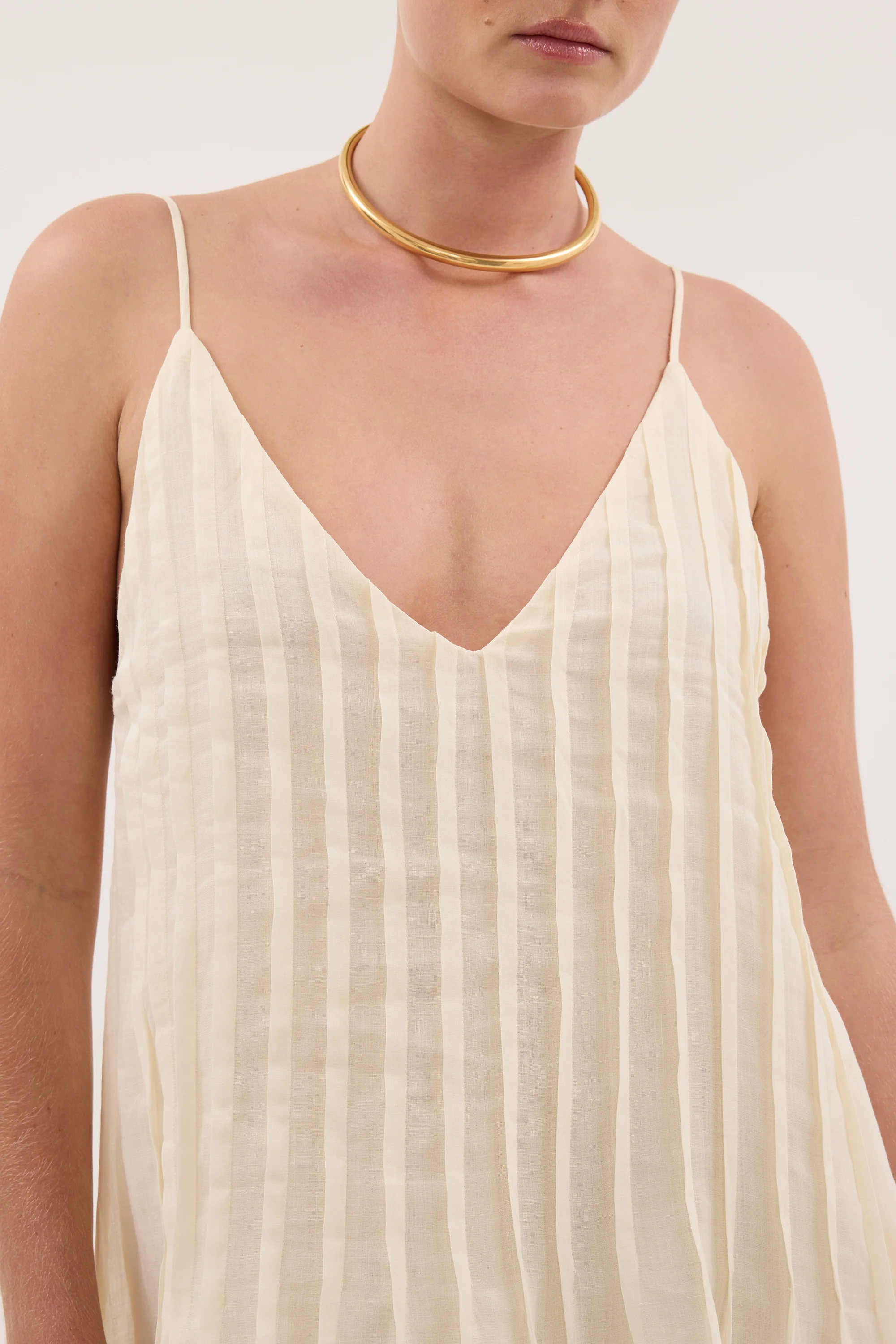 TAHLIA STRAW RAMIE MAXI DRESS - Image 5