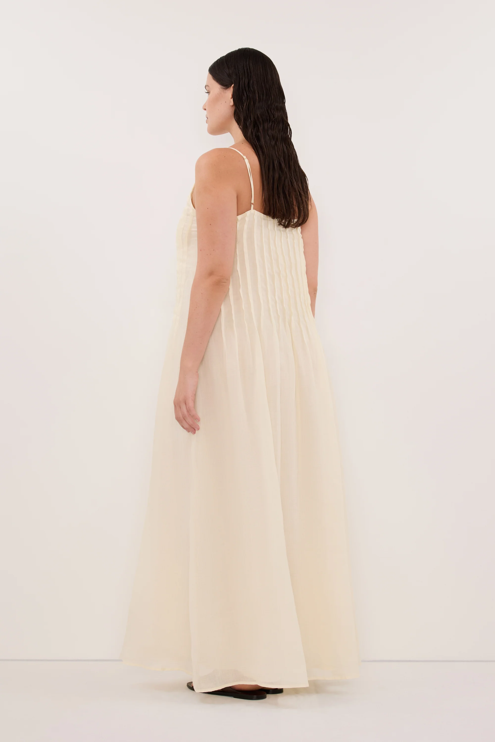 TAHLIA STRAW RAMIE MAXI DRESS - Image 7