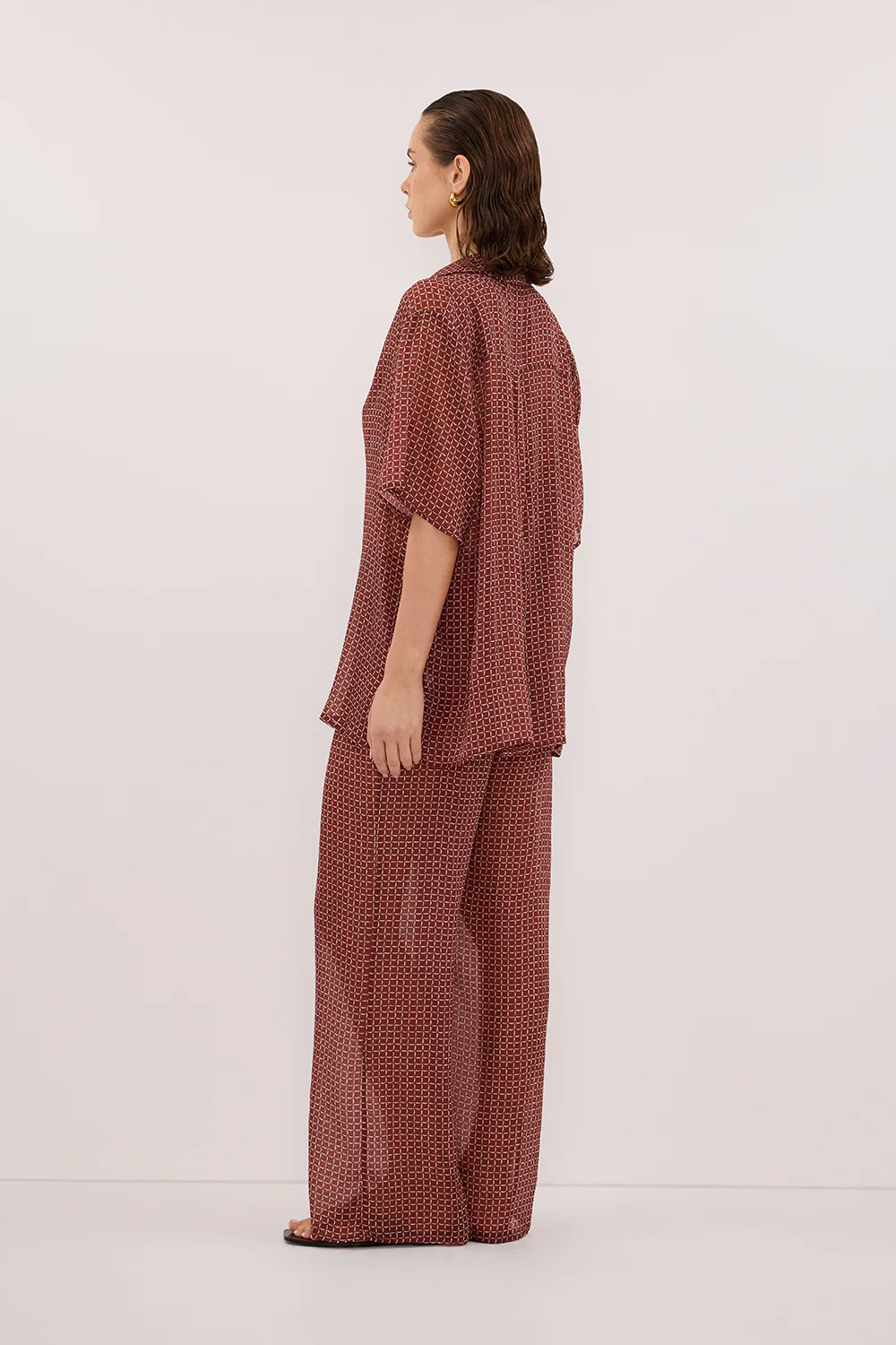 TIA SAHARA MICRO CHECK SHIRT - Image 4