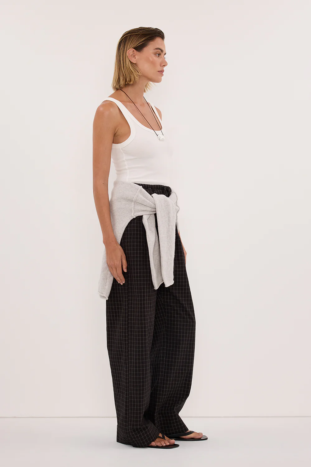 TOVA INK CHECK PANT - Image 3
