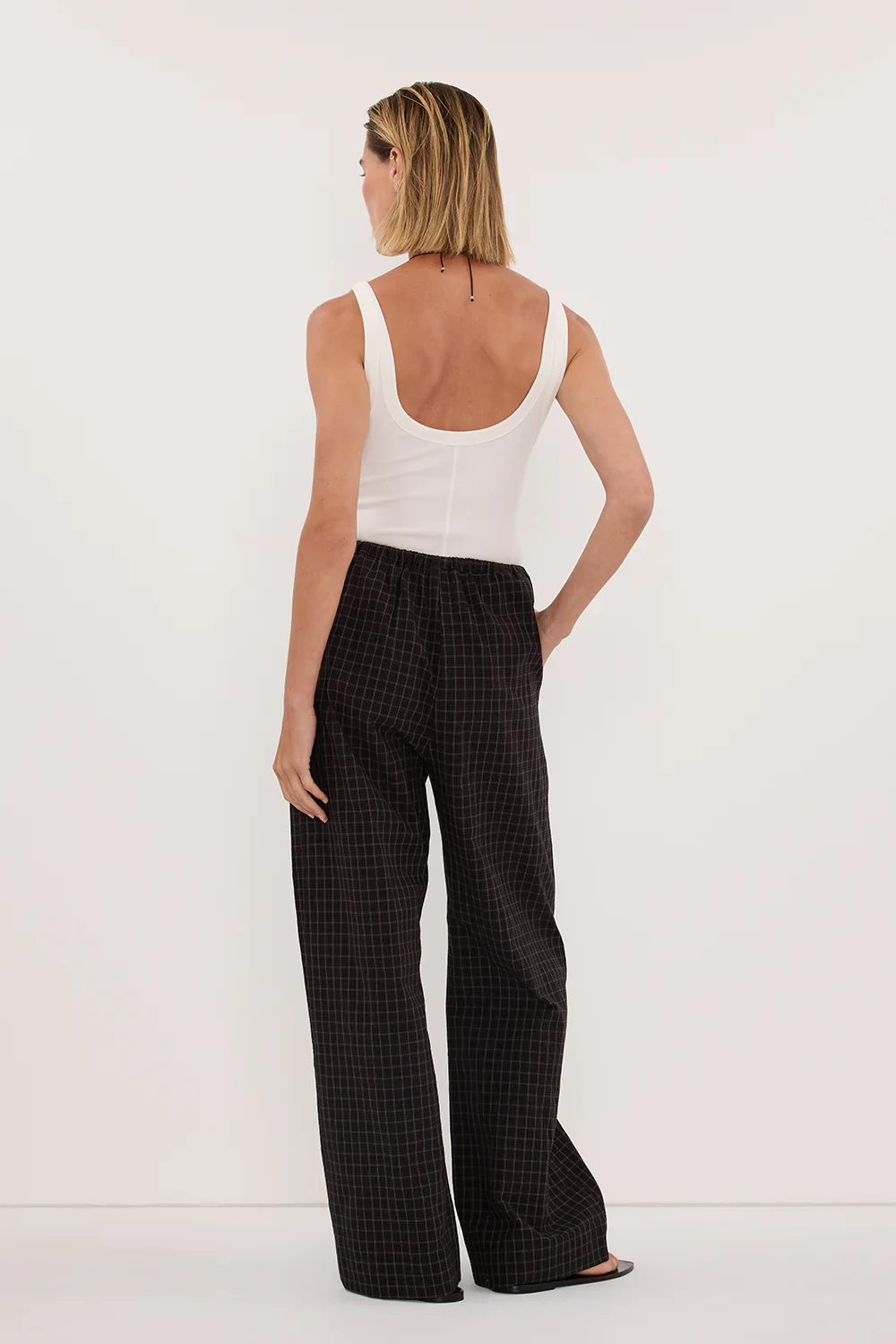 TOVA INK CHECK PANT - Image 4