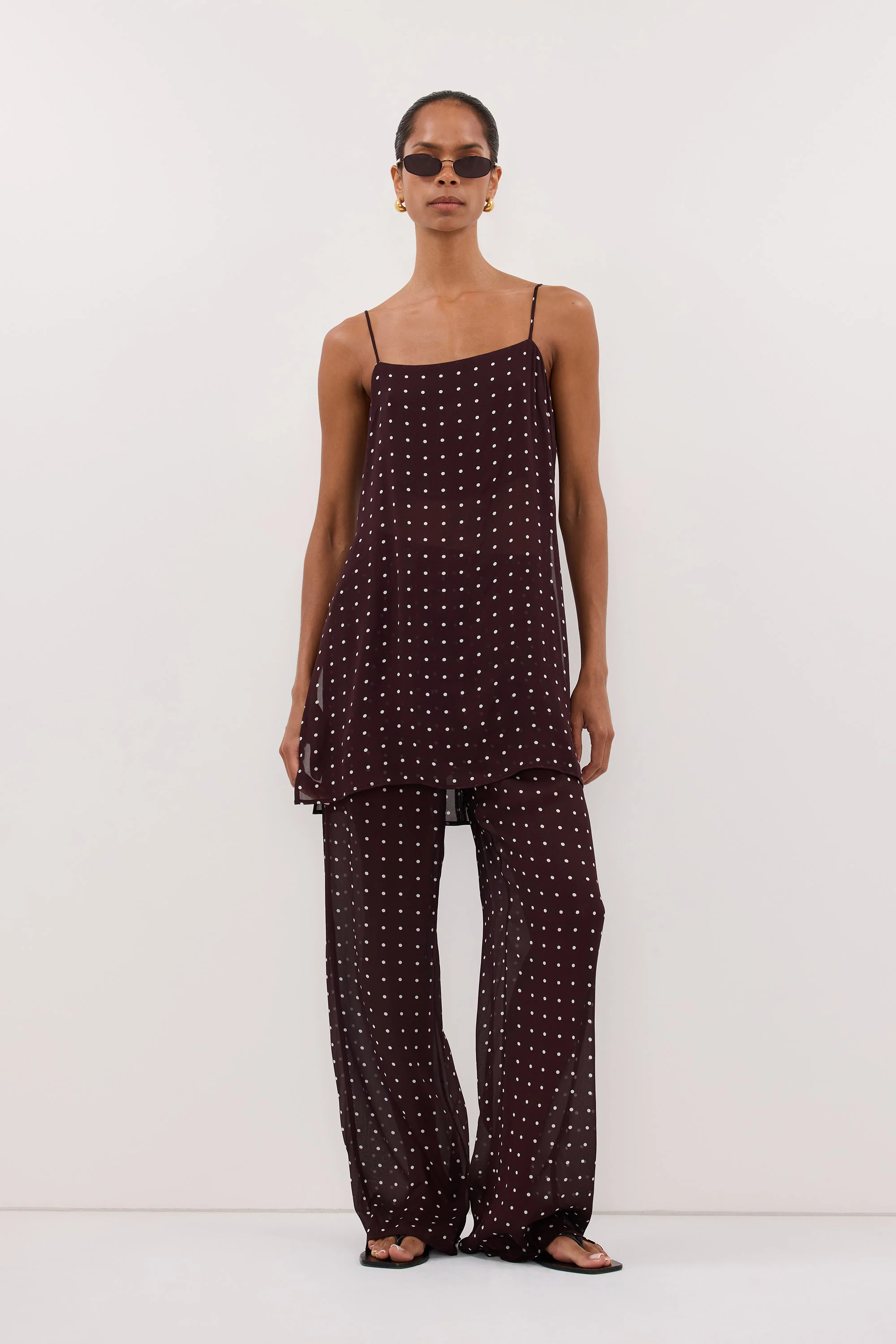 VANESSA BITTER CHOC SPOT PANT