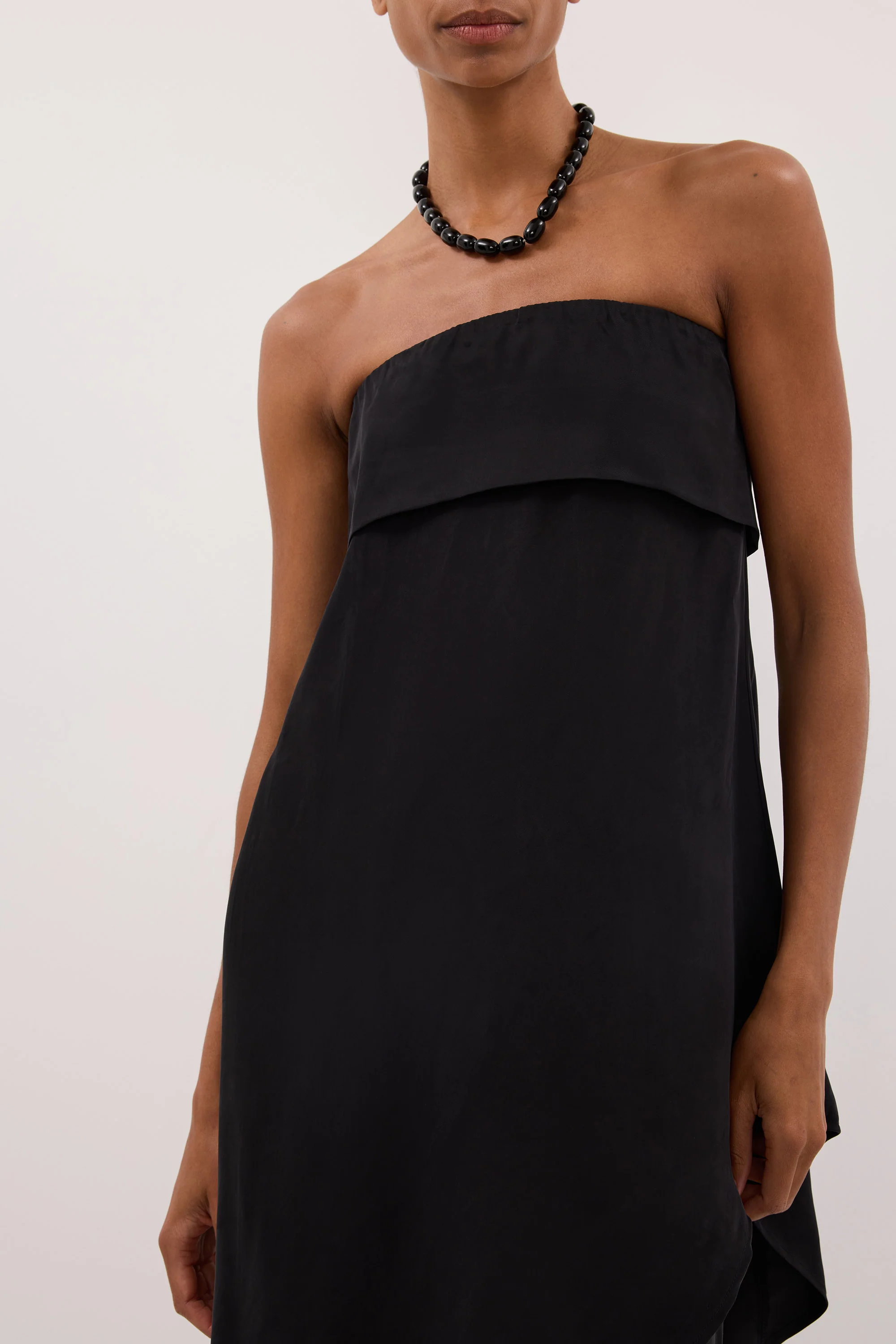 VENUS BLACK CUPRO ASYM TOP - Image 5