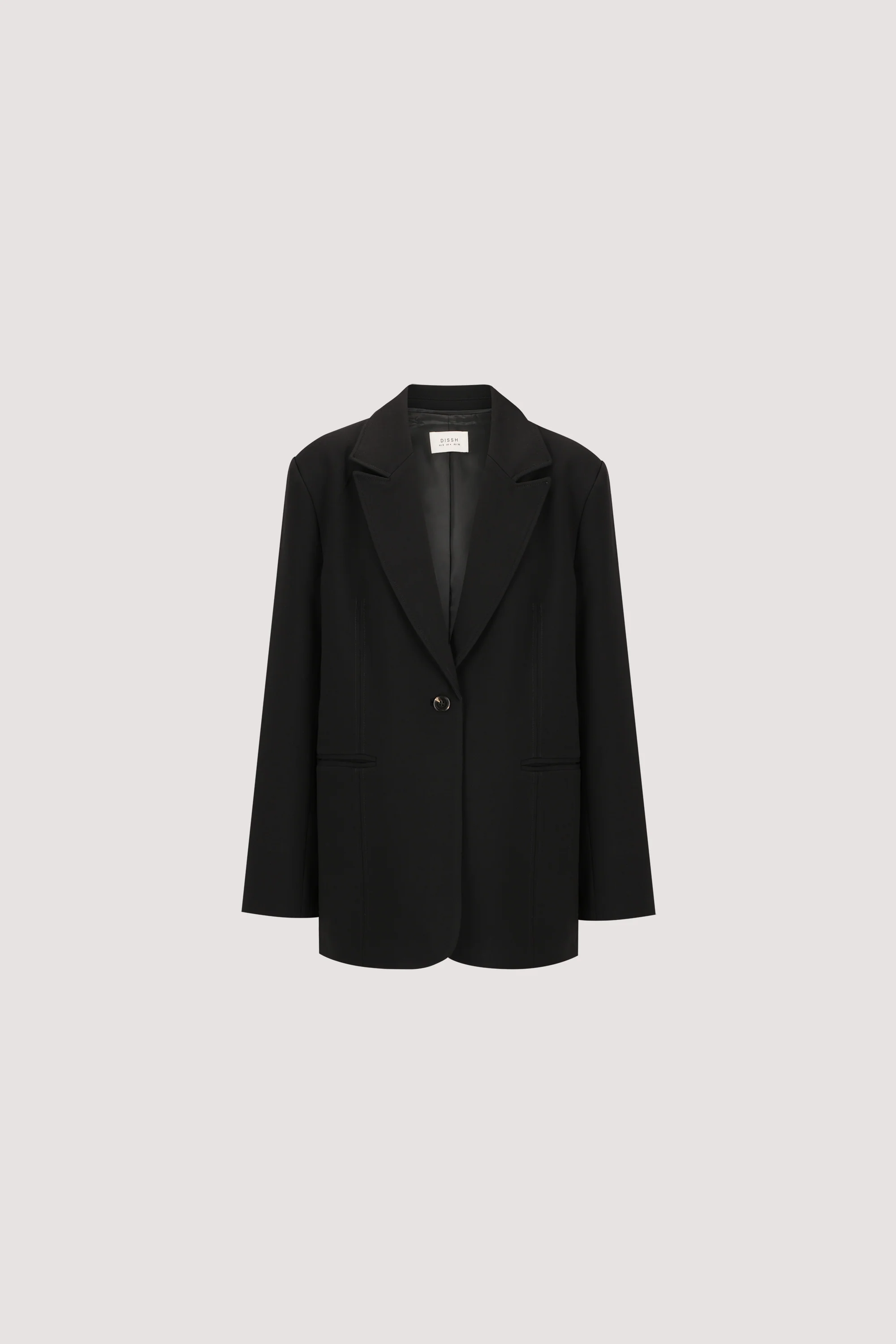 WESTWOOD BLACK OVERSIZED BOYFRIEND BLAZER - Image 6
