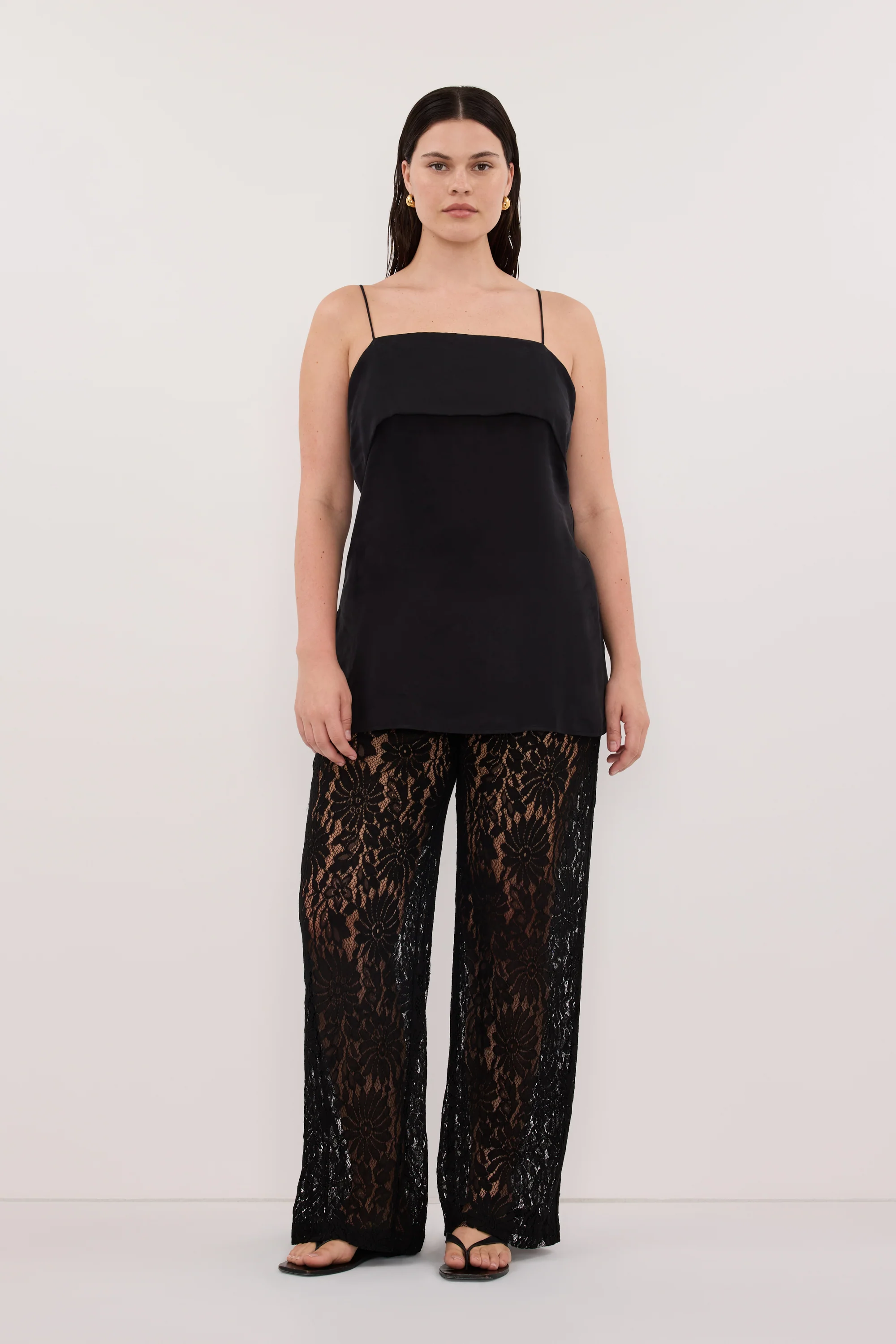 WILMA BLACK LACE PANT - Image 6