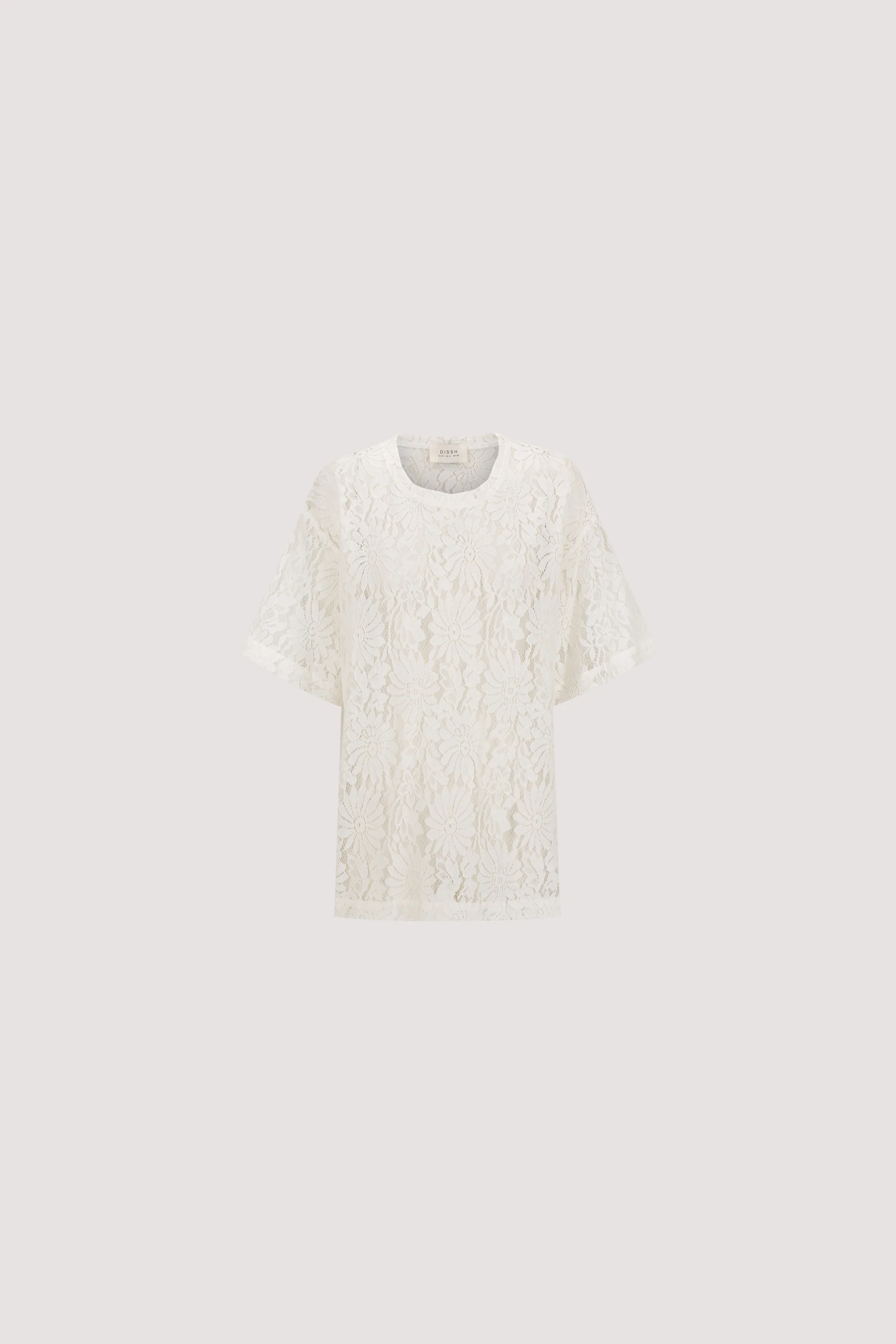WILMA WHITE LACE TEE - Image 6