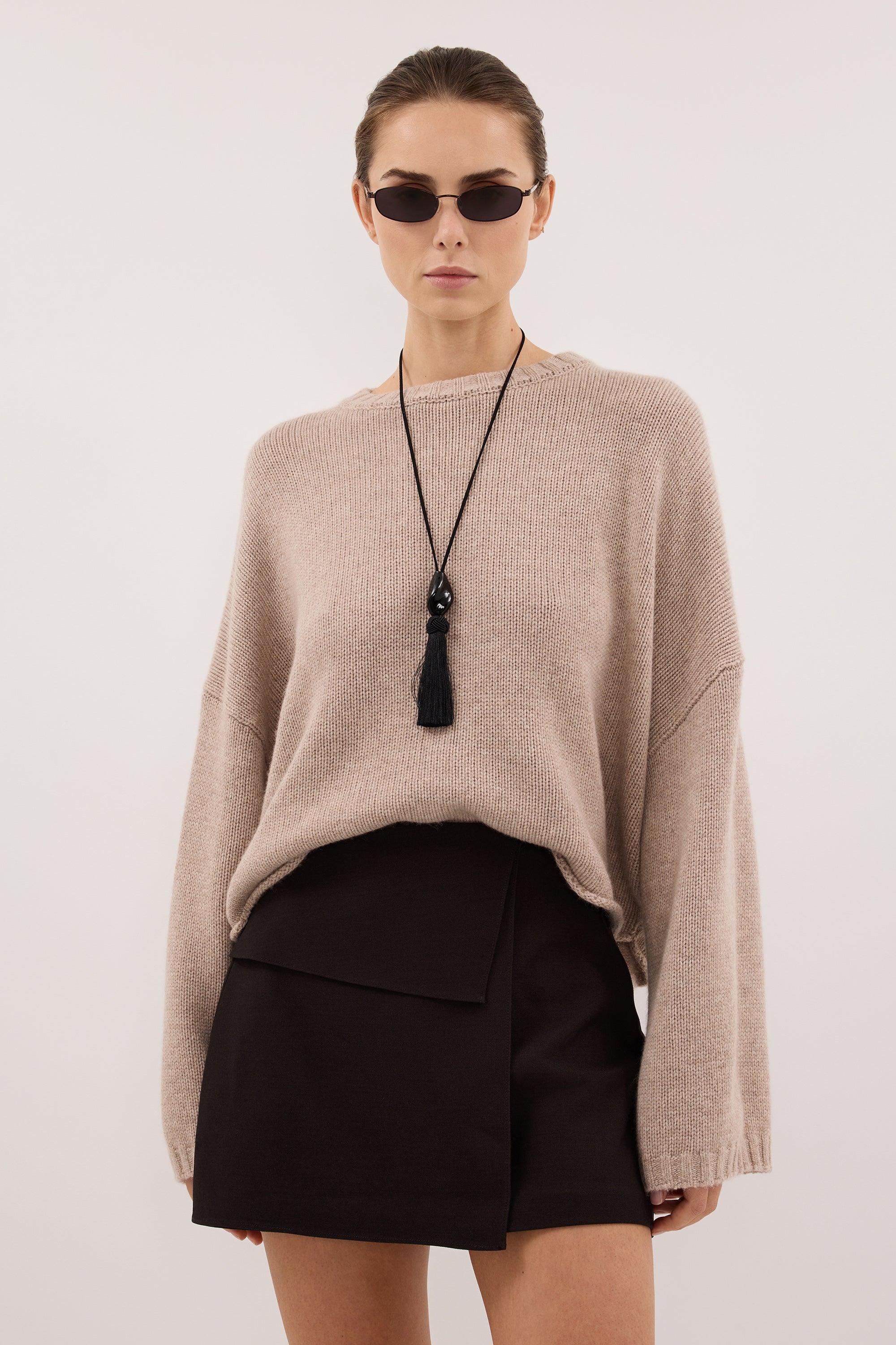 WINSOR PEAT CHOC TAILORED SKIRT - Image 2
