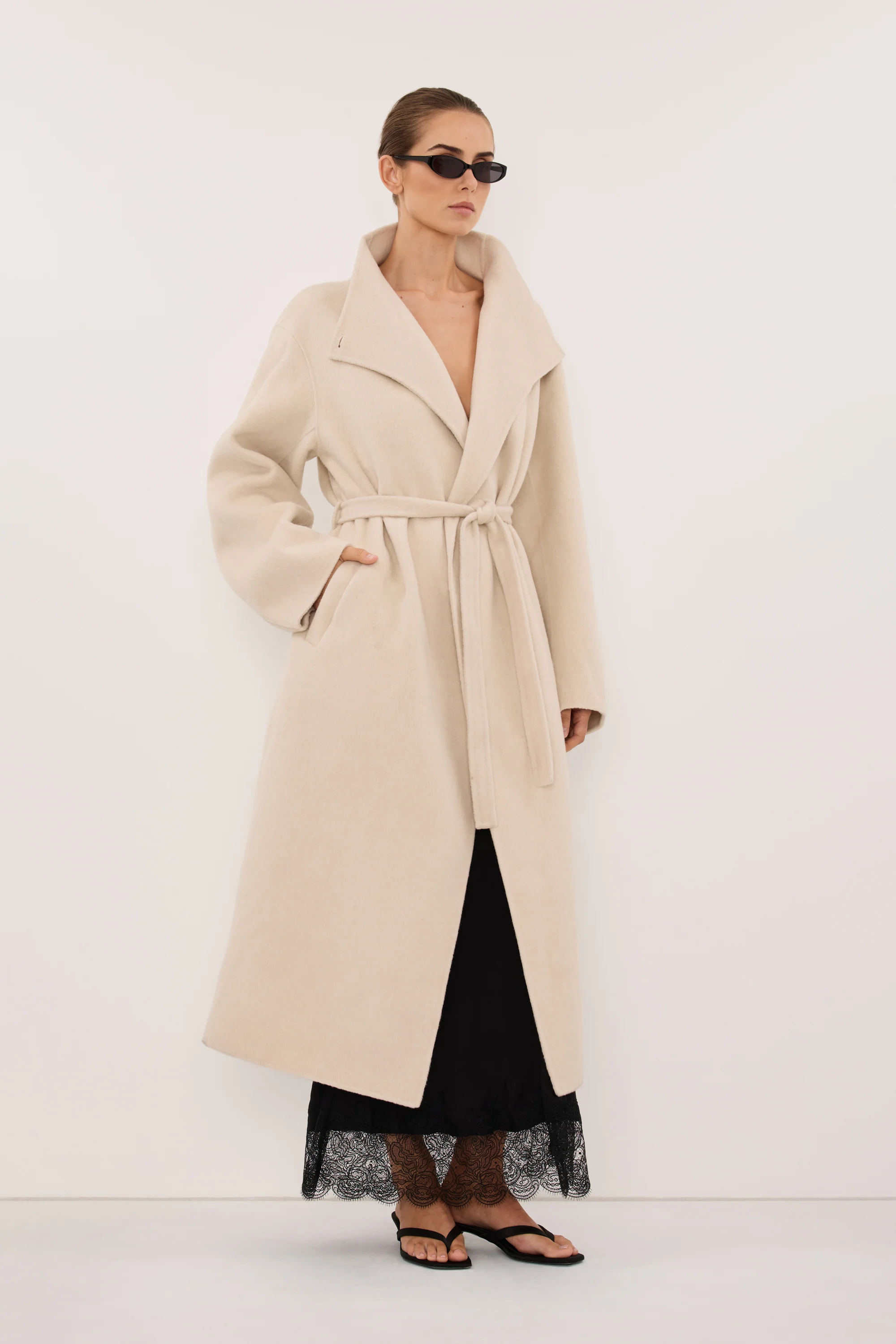 WREN BONE WOOL BLEND COAT - Image 4